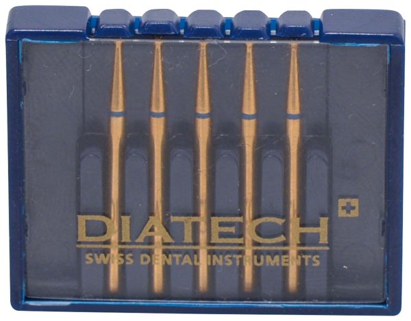 DIATECH Diamanten G801 50 Stück blau mittel (M), FG, Figur 001 Kugel, 1,4 mm, ISO 014