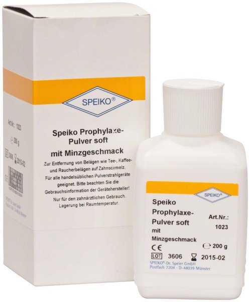 SPEIKO® Prophylaxe-Pulver soft 200 g Minze