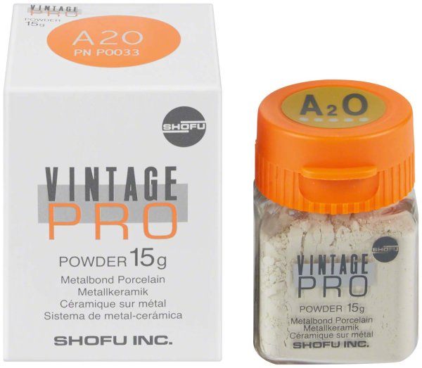 VINTAGE PRO 15 g Pulver shade opaque A2O