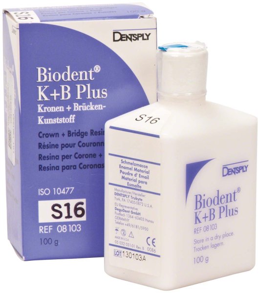 Biodent® K+B Plus Massen 100 g Pulver schmelz 16