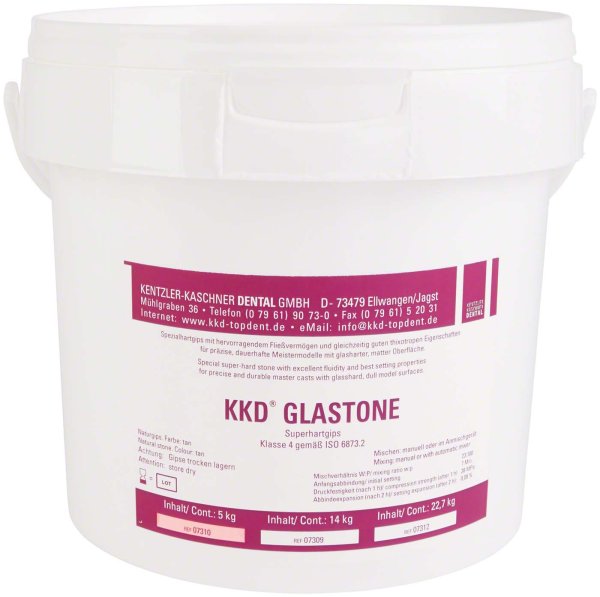 KKD® Glastone **Eimer** 5 kg Superhartgips