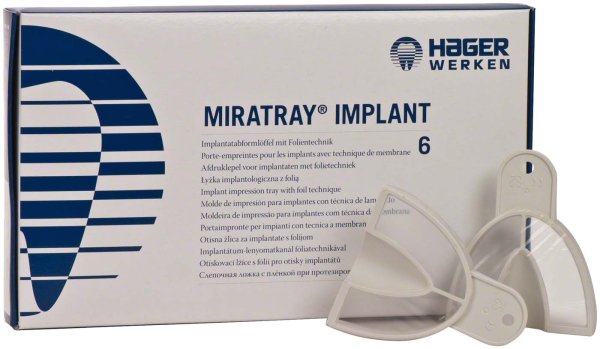 Miratray® Implant 6 Löffel OK S2 medium