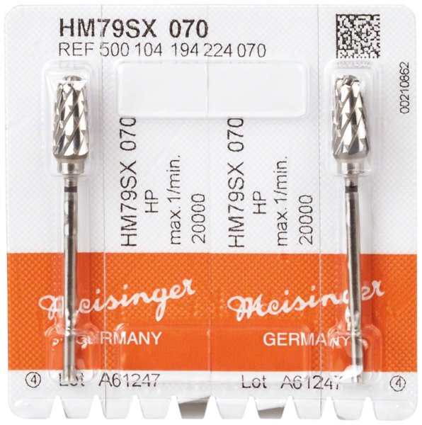 HM-Fräser SX 2 Stück kreuzverzahnt, schwarz supergrob, HP, Figur 194, 14,7 mm, ISO 070