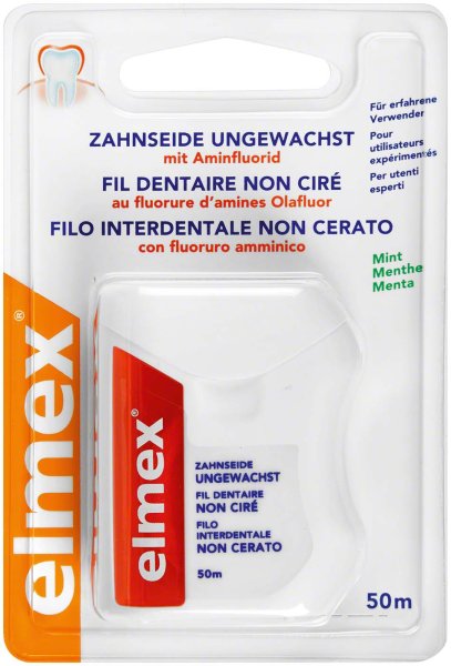 elmex® Zahnseide **Spenderbox** 50 m ungewachst