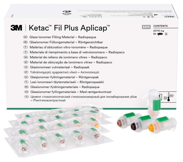 Ketac™ Fil Plus **Normalpackung** 50 Kapseln (A2, A3, A3,5, A4)