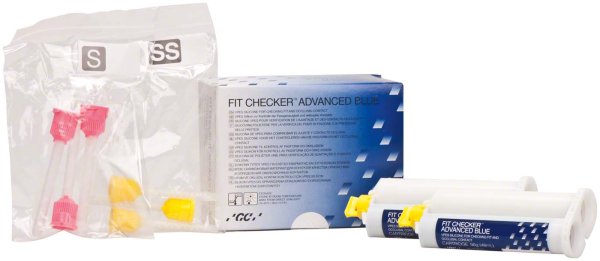 GC FIT CHECKER™ Advanced Blue **Kartusche** 2 x 56 g Doppelkartusche blau