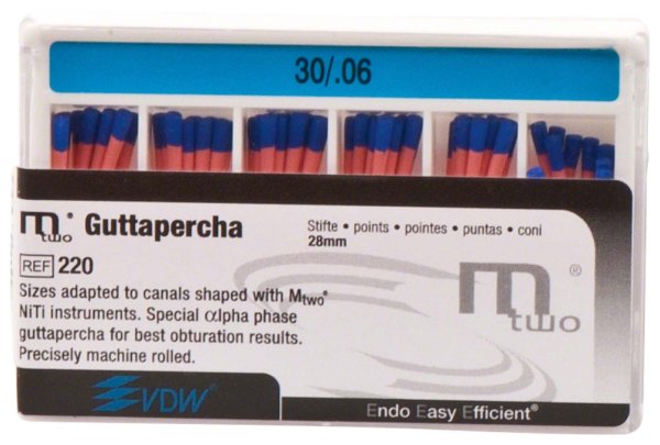 Mtwo® Guttapercha 60 Stück Taper.06, ISO 030