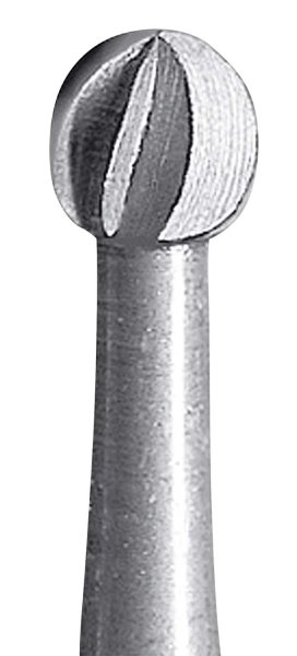 Stahlbohrer 1 5 Stück RA, Figur 001, Kugel, ISO 025
