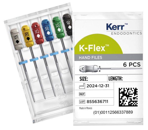 K-Flex Files 6 Stück 25 mm ISO 025