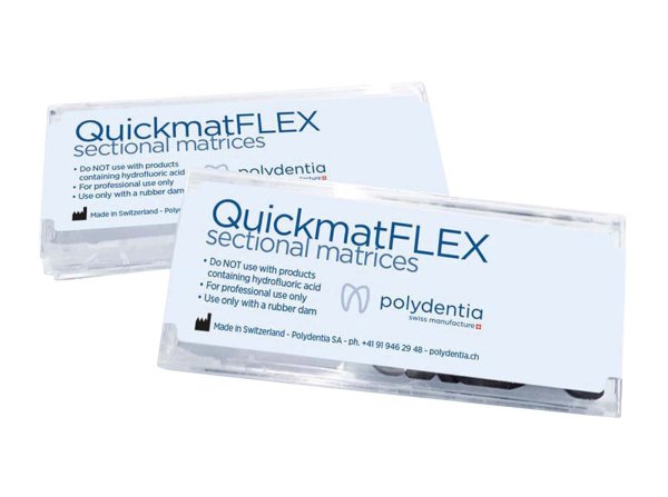QuickmatFLEX Teilmatrizen 100 Stück Höhe 6,4 mm, Stärke 0,03 mm, Molar