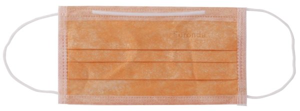 Monoart® Mundschutz Protection 3 50 Stück mit Gummizug, orange