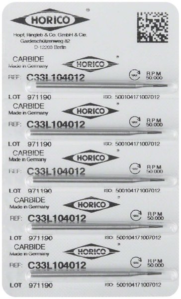 HM-Bohrer C33L 5 Stück HP, Figur 171, ISO 012