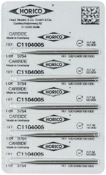 HM-Bohrer C1 5 Stück HP, Figur 001, ISO 005