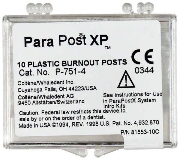 ParaPost® XP™ Ausbrennstifte **Nachfüllpackung** 10 Stück Ø 1 mm