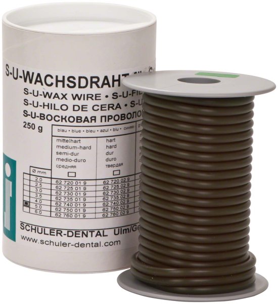 S-U-WACHSDRAHT 250 g grün, Ø 5 mm, hart