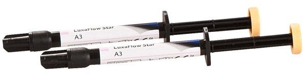 LuxaFlow Star 2 x 1,5 g Spritze A3, 10 Luer-Lock Tips