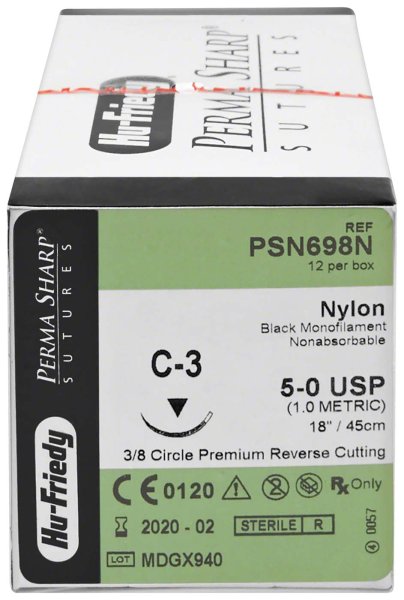Nahtmaterial 12 Stück Nylon 5-ONA/C-3