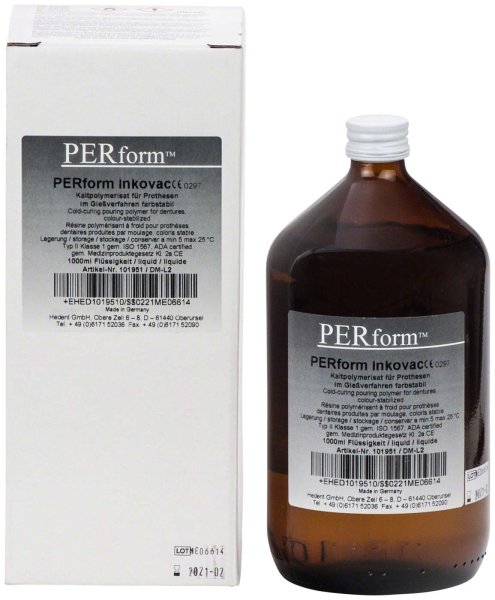 PERform™ Inkovac Gießkunststoffe 1 kg Pulver klar