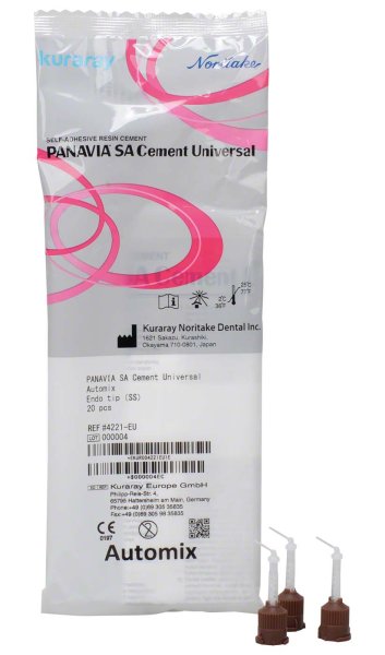 PANAVIA™ SA Cement Universal Tip 20 Endo Tips SS