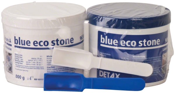 blue eco stone 800 g Base, 800 g Katalysator, 2 Dosierlöffel