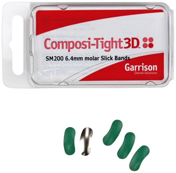 Composi-Tight® 3D Slick Bands 100 Stück grün, groß