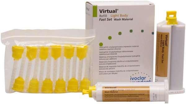 Virtual® Light Body **Nachfüllpackung** 2 x 50 ml Kartusche, 12 Mischkanülen, Fast