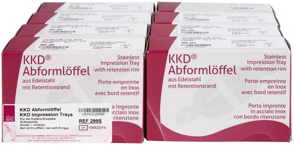 KKD® Abformlöffel Kieferorthopädie UK-16, M, perforiert