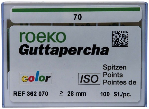 Guttapercha ISO color 100 Stück ISO 070