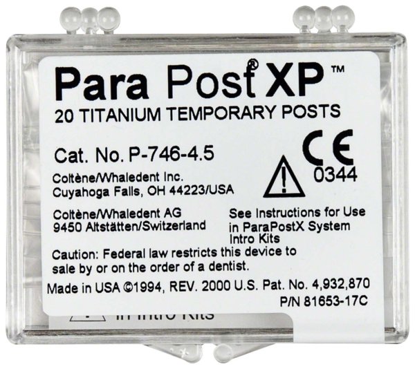 ParaPost® XP™ Temporärstifte 20 Stück Gr. 4,5