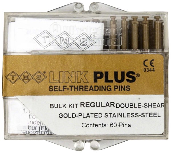 TMS® LINK **Bulkpackung** 60 Doppelstifte, Regular gold EL752-60