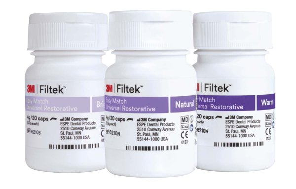 Filtek™ Easy Match Universal Komposit **Intro Kit** 60 x 0,2 g Kapsel (bright, natural, warm)