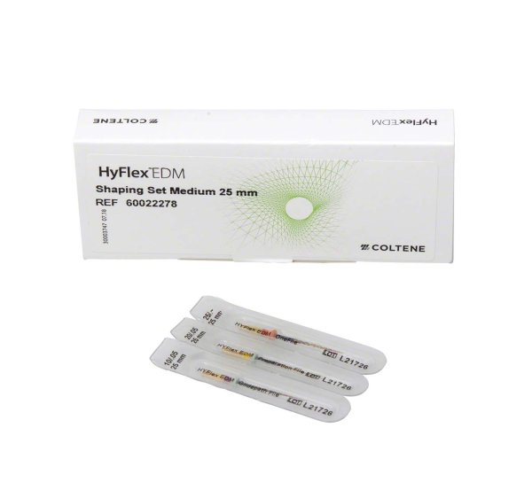 HyFlex™ EDM NiTi-Feilen **Set Medium** 3 Shaping Feilen 25 mm