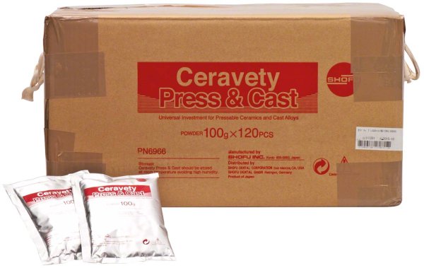 Ceravety Press & Cast **Karton** 120 x 100 g Beutel