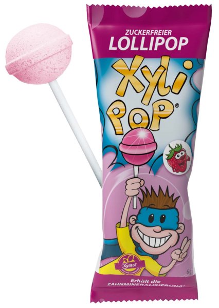 XyliPOP® Lollipop 6 g Erdbeere
