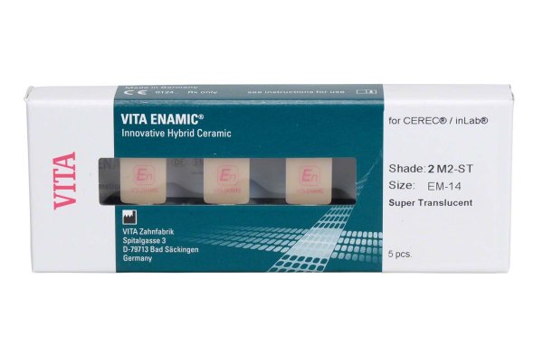 VITA ENAMIC® 5 Stück f. Cerec/inLab., EM-14, 2M2-ST