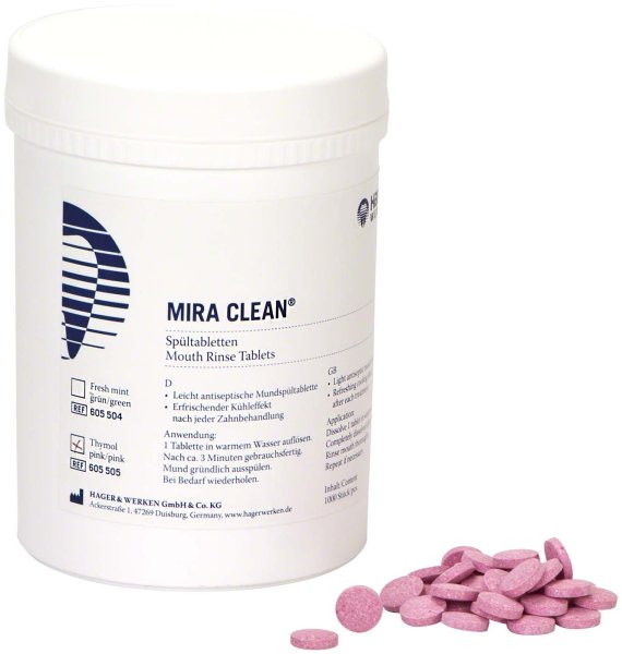 MIRA CLEAN® 1.000 Stück Thymol pink