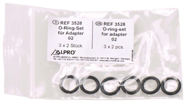 O-Ring 3 x 2 Stück für Adapter 02