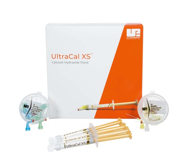 UltraCal™ XS™ 4 x 1,2 ml Spritze, 20 NaviTips Single Sideport 29g, sortierte Längen