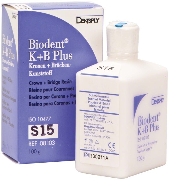 Biodent® K+B Plus Massen 100 g Pulver schmelz 15