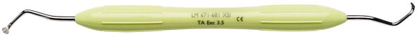 Dreiwinkelexkavatoren Ø 3,5 mm, grün, LM-ErgoMax™ Griff
