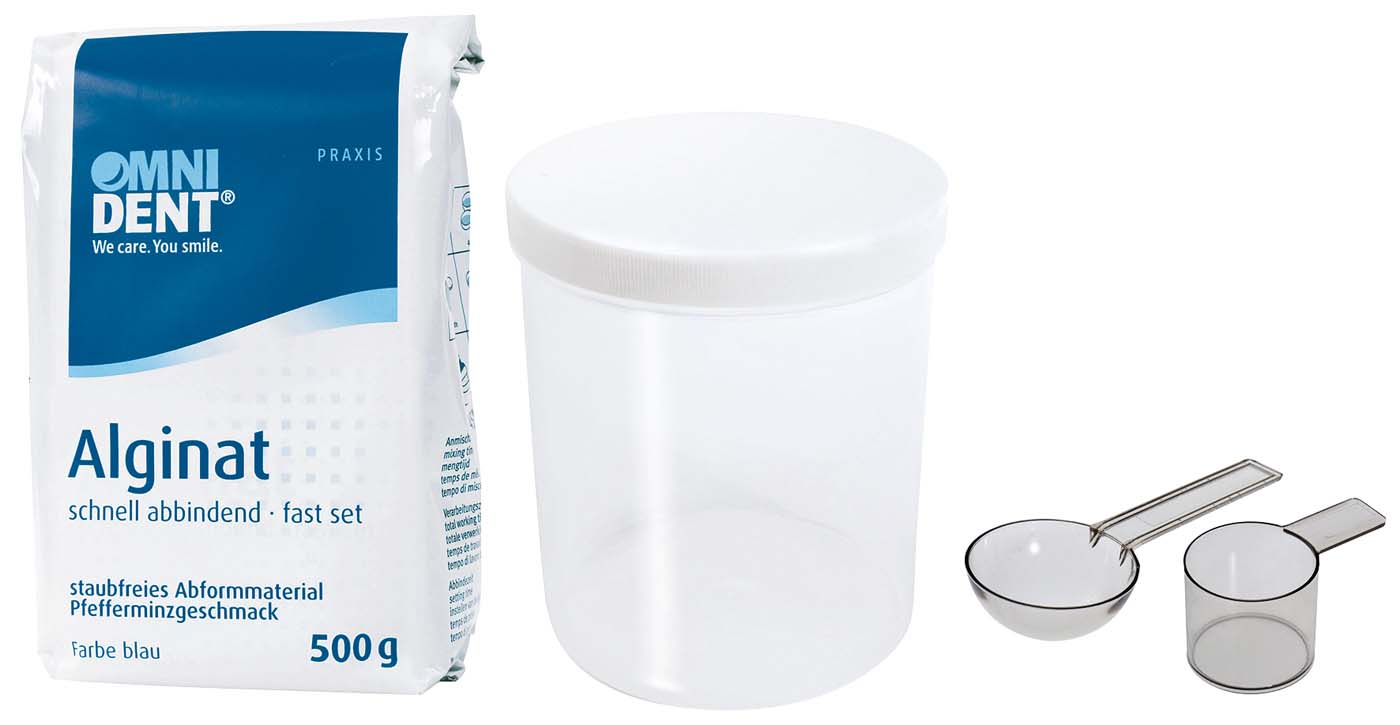 Alginat Beutel 500 G Pfefferminz Blau Alginate 