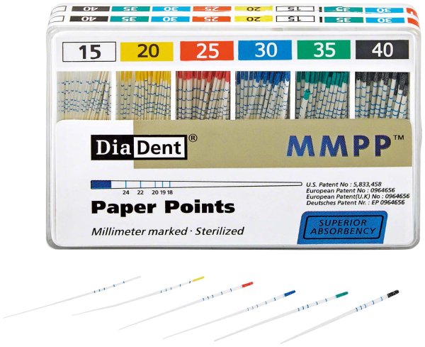DiaDent® Papierspitzen 200 Stück ISO 008