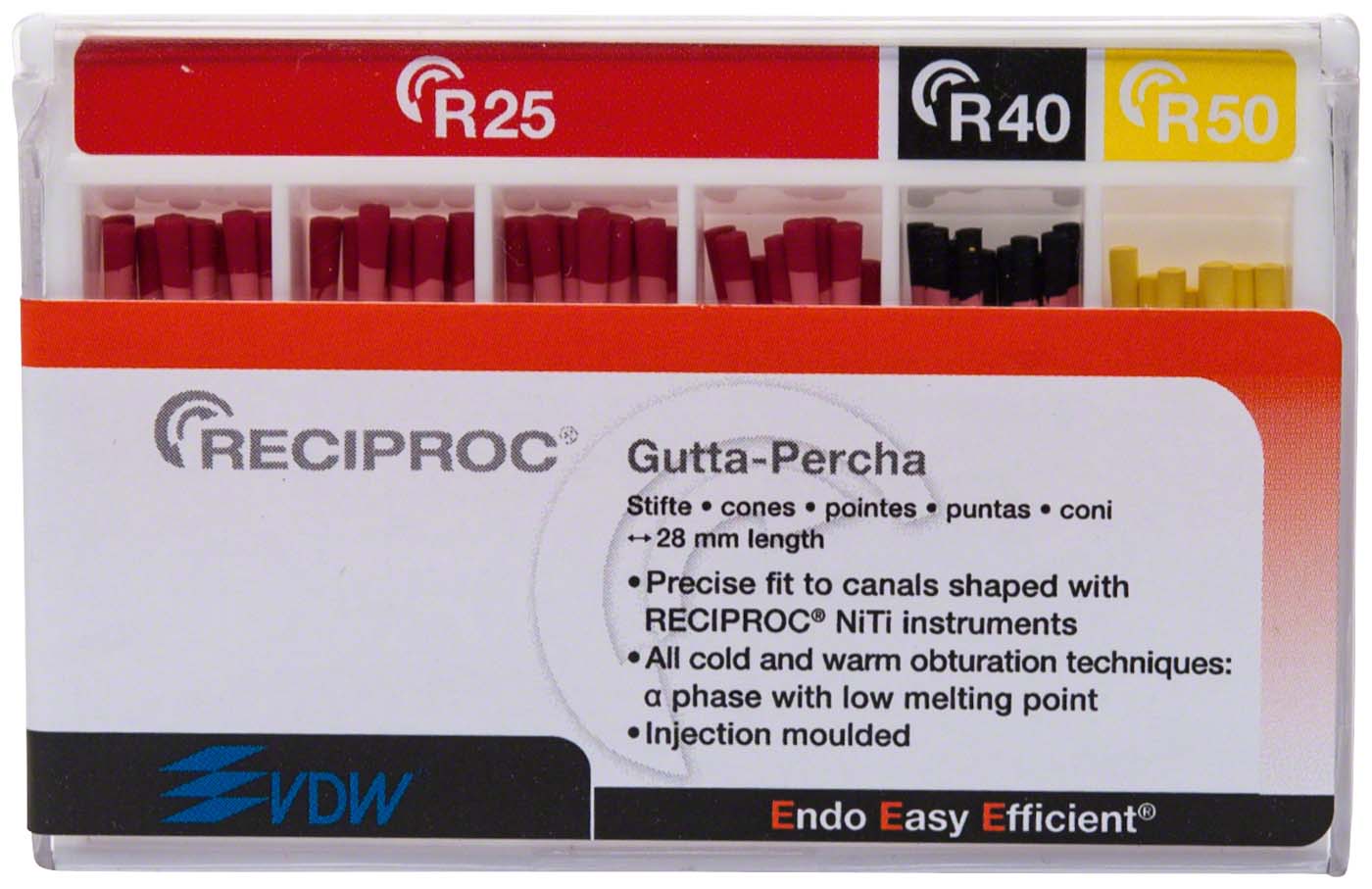 RECIPROC® Guttapercha 60 Stück ISO 025 | Instrumenten-Systeme für die ...