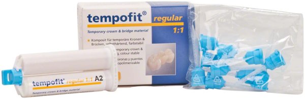 tempofit® regular 1:1 50 ml Doppelkartusche A2, 10 Mischkanülen