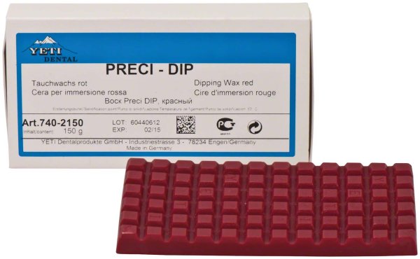 PRECI-DIP 150 g Tauchwachs rot