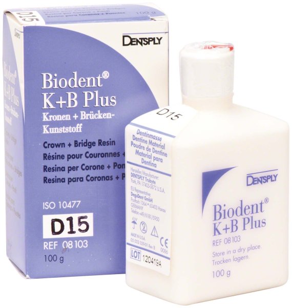Biodent® K+B Plus Massen 100 g Pulver dentin 15
