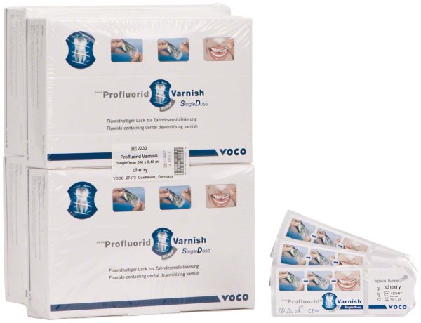 Profluorid® Varnish 200 x 0,4 ml Kirsche, Zubehör