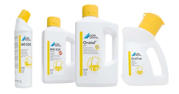 Orotol® plus Sauganlagen-Desinfektion **Basis-Set** 2,5 Liter Orotol Plus, 2,5 Liter Flasche MD 555