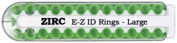 EZ-ID Markierungsringe 25 Stück neongrün, Ø 6 mm