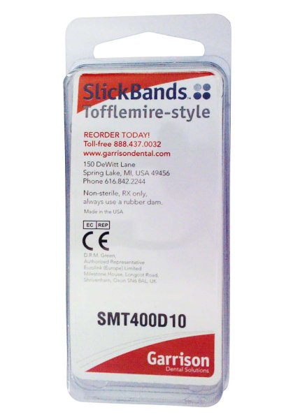 Composi-Tight® slick bands™ nach Tofflemire **Napa** 100 Stück grün, bleitot, Right-Curve